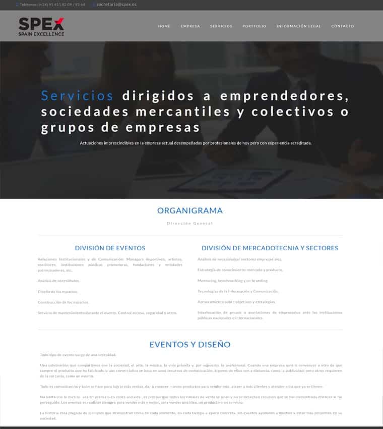 Spex: Spain Excellence - Servicios