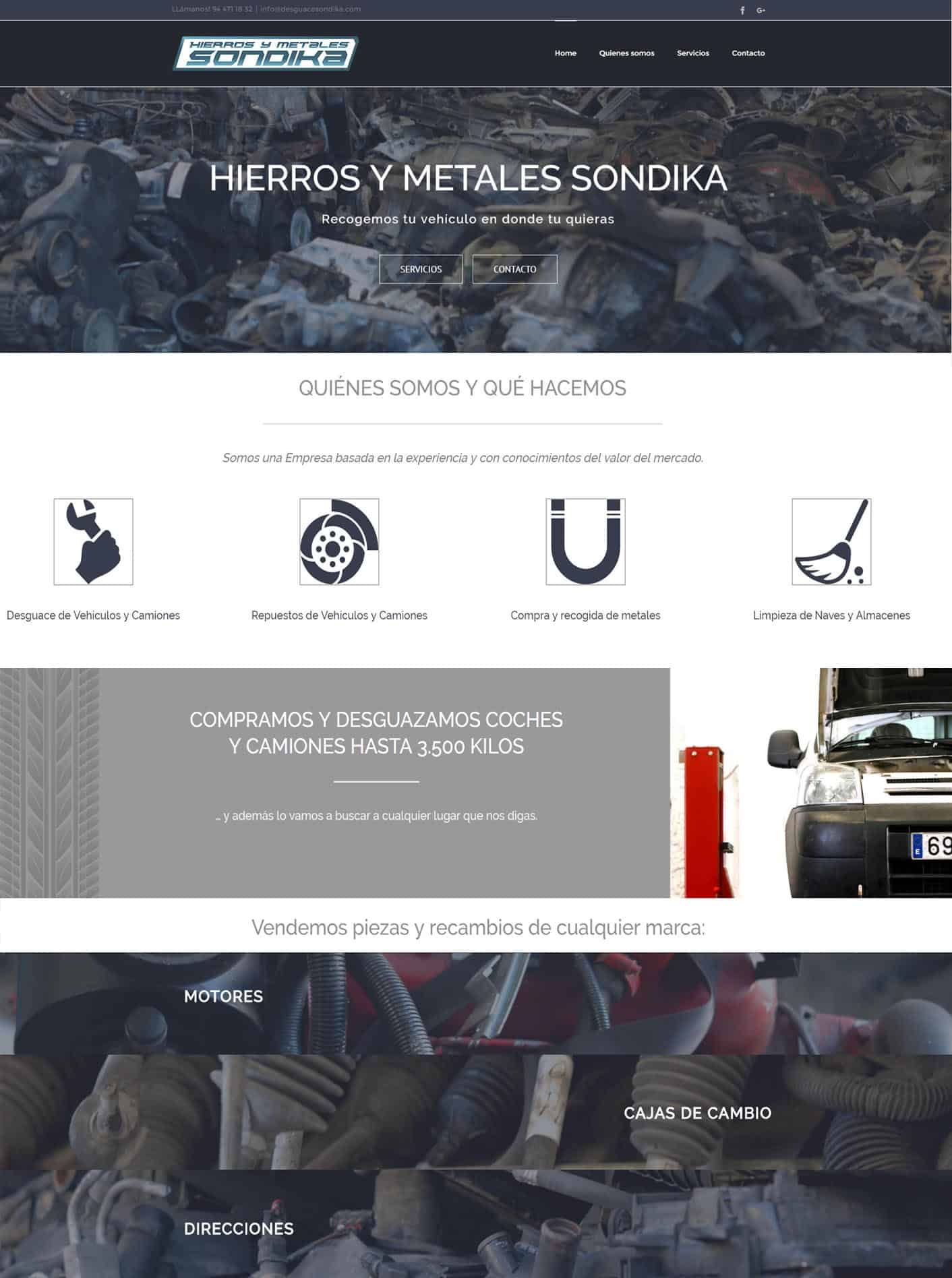 Desguace Sondika: Hierros y Metales